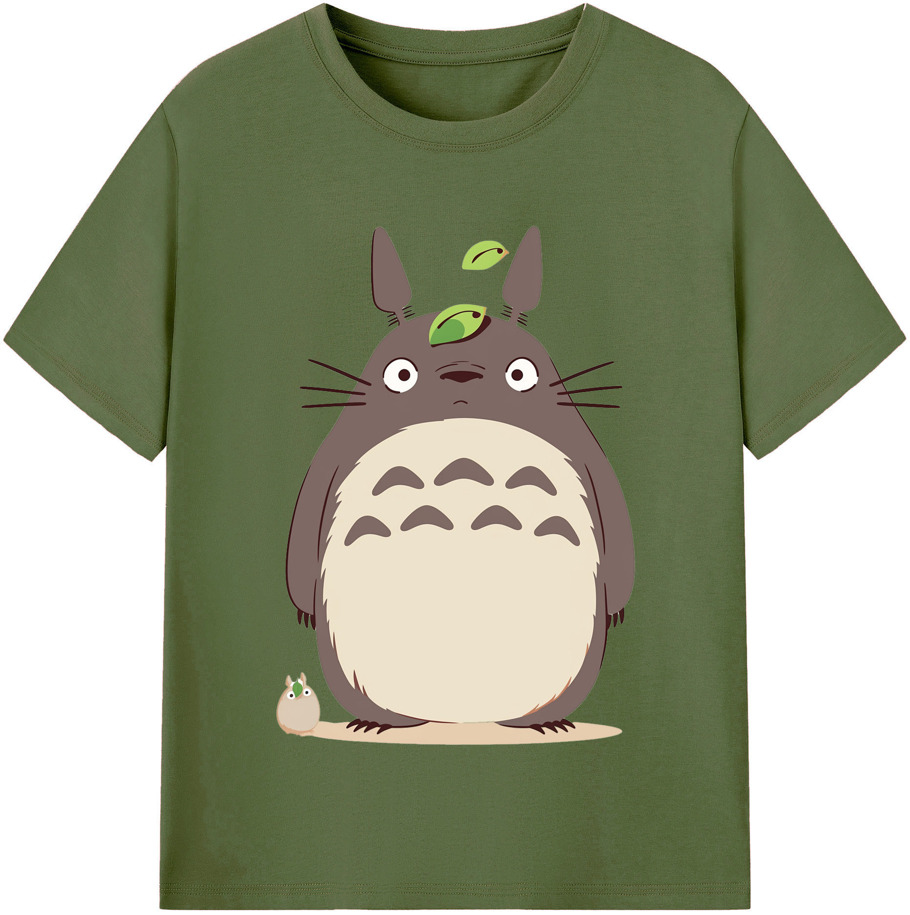 （画像用） となりのトトロ 草壁メイ 草壁サツキ My Neighbor Totoro Satsuki Kusakabe Mei Kusakabe 綿100％半袖Tシャツ（フロントプリント）